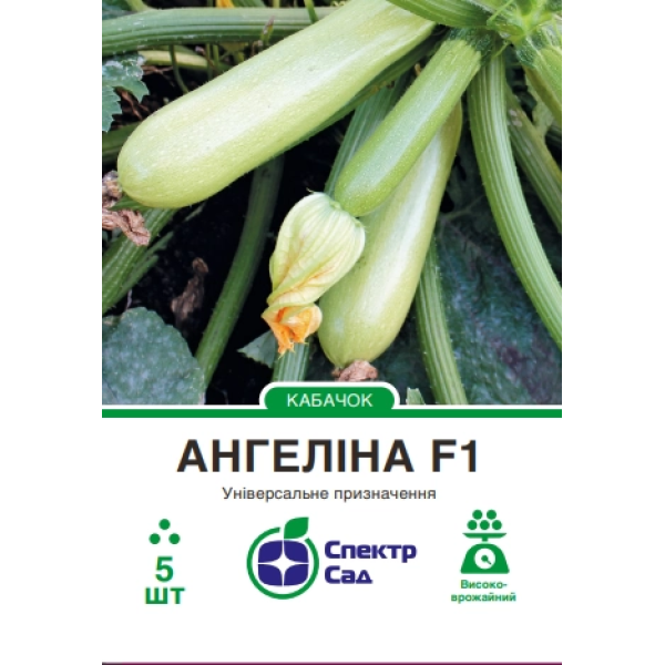 Кабачок Ангеліна F1, 5 шт