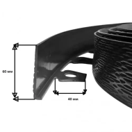 Садовий бордюр універсальний 4см( 10м + 20анкерів безкоштовно) - Зображення 4
