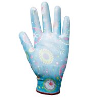 Рукавички трикотажні з частковим ПУ покриттям р7 сині, манжет, SIGMА 9446541 - Зображення 3