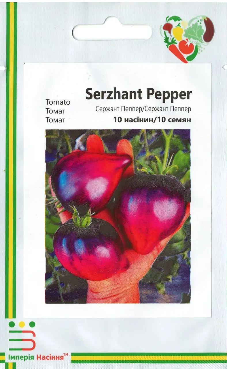 6495121110_w640_h640_tm-imperiya-nasinnya ТМ Імперія Насіння Томат Сержант Пеппер, 10шт - Зображення 1