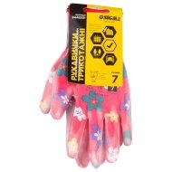 Рукавички з ПУ покриттям червоні, манжет, SIGMA 9446301 - Зображення 4