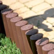 Бордюр садовий PROSPERPLAST PALISADA 2.4 м Brown (IPALPLUS-R222) - Зображення 4