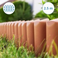 Бордюр садовий PROSPERPLAST PALISADA 2.5м