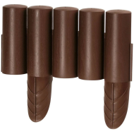Бордюр садовий PROSPERPLAST PALISADA 2.4 м Brown (IPALPLUS-R222)