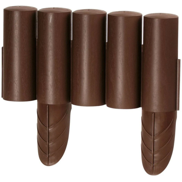 Бордюр садовий PROSPERPLAST PALISADA 2.4 м Brown (IPALPLUS-R222)