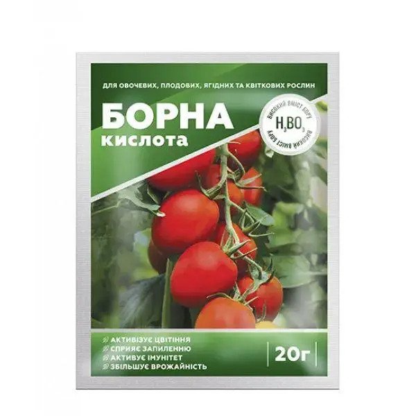 6721311140_w640_h640_stimulyator-rostu-borna Стимулятор росту Борна кислота, 20г - Зображення 1